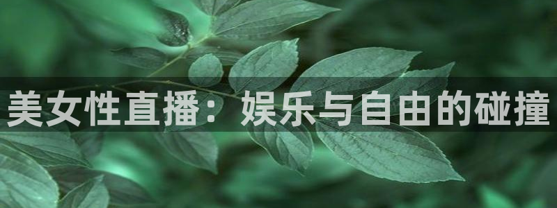 鲸鱼体育直播app下载：美女性直播：娱乐与自由的碰撞
